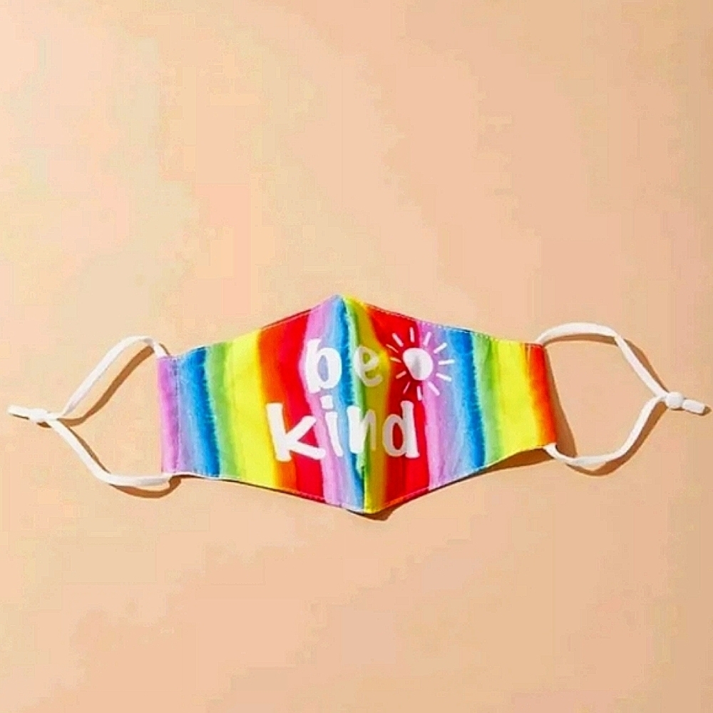 💖Multi-Colored "Be Kind" Mask - Picture 2 of 4